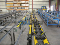 Linha de produção combinada CNC reforçada para aço angular TAPM1516