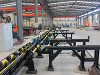 Linha de produção combinada CNC reforçada para aço angular