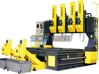 Machine de forage horizontale CNC type portique mobile TPLD2020/TPLD2525/TPLD3030
