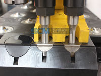 Machine hydraulique CNC TPPD103/TPPD104 pour le poinçonnage, forage et marquage sur les tôles 
